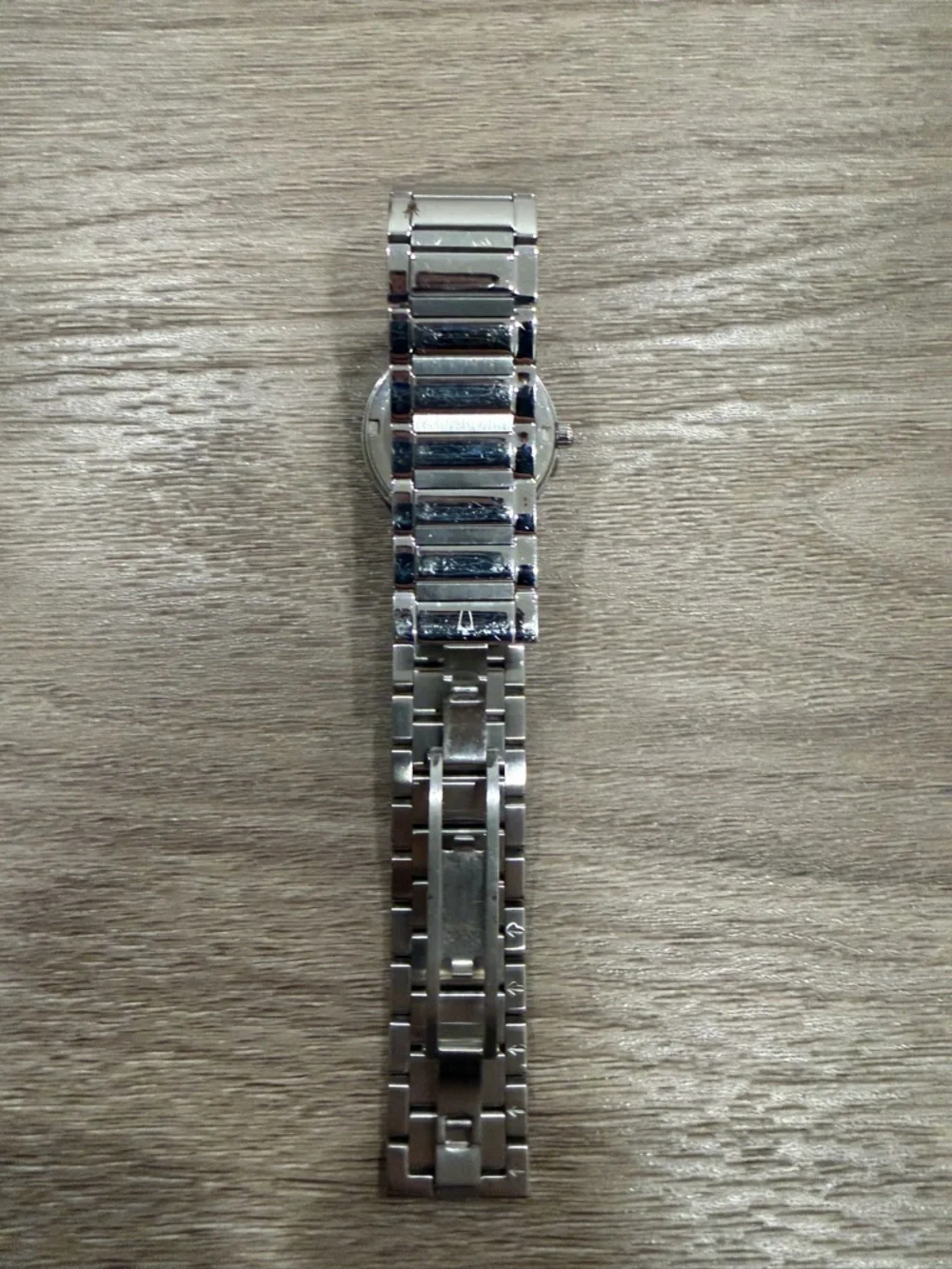 Bulova Modern Men's Watch Black Dial 3-Diamond Markers Stainless Steel 96D18